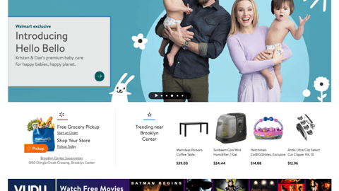 Walmart Hello Bello Carousel Ad